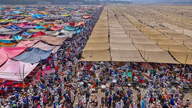 বিশ্ব ইজতেমার প্রথম ধাপের দ্বিতীয় পর্ব শুরু