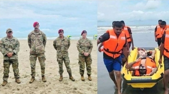 যে কারনে কক্সবাজারে মার্কিন সেনাবাহিনী