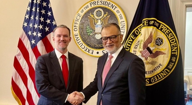 যুক্তরাষ্ট্রে বাংলাদেশ-আমেরিকা শুল্ক আলোচনার দ্বিতীয় দিন শেষ, একসঙ্গে কাজের অঙ্গীকার পুনর্ব্যক্ত