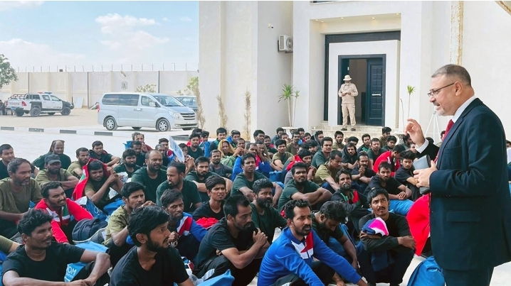 লিবিয়ার ডিটেনশন সেন্টার থেকে ১৭৫ বাংলাদেশি দেশে ফিরলেন