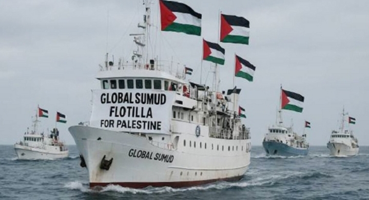গাজামুখী সুমুদ ফ্লোটিলা আটকালো ইসরায়েল, নতুন বহর পাঠানোর ঘোষণা এফএফসির