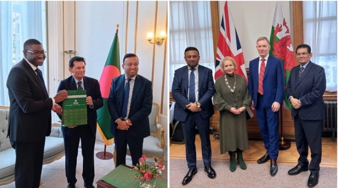 বাংলাদেশ-যুক্তরাজ্যের দ্বিপাক্ষিক সহযোগিতা জোরদার: নীল অর্থনীতি ও বাণিজ্যে নতুন সুযোগ